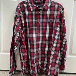 Plaid Casual Dress Shirt